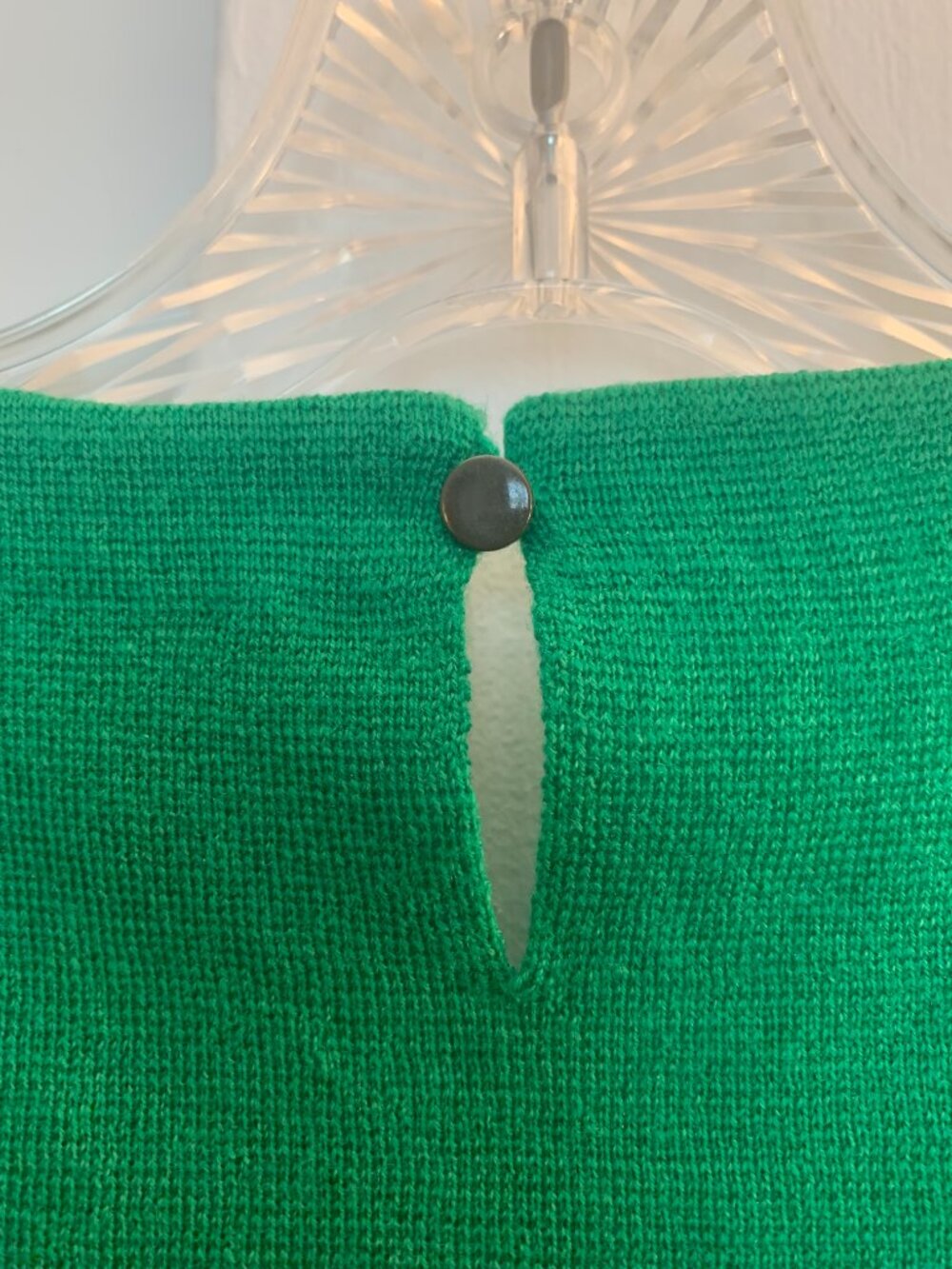 J. Crew rugby striped sweater with embellished crystal jeweled neckline - Picture 5 of 7